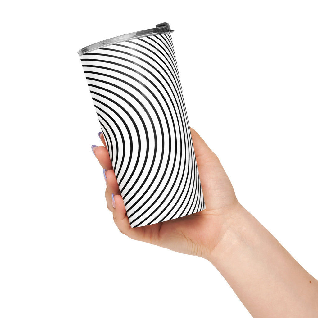 Tapered stainless steel tumbler - SkyWaves